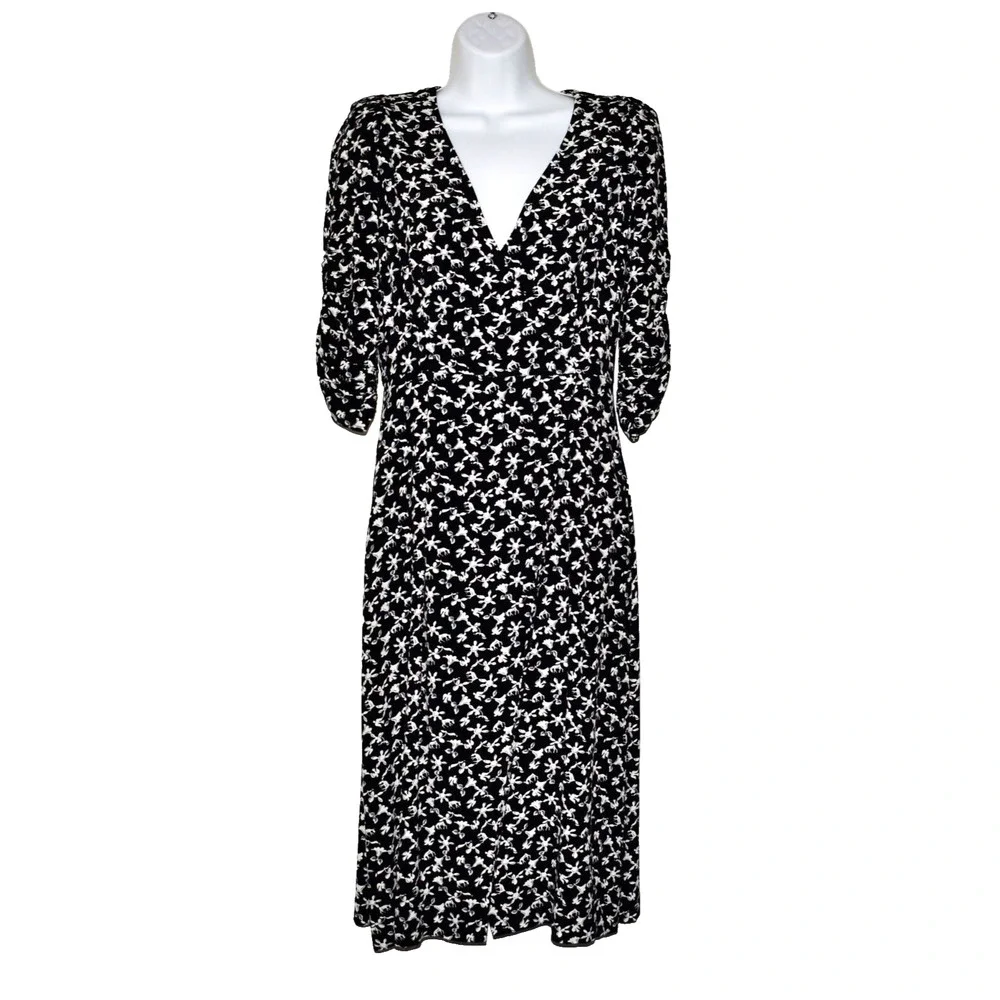 BA&SH Black & White Coachella Dress Size 1 US 6 - Picture 5 of 10